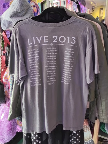 *AS IS* Fleetwood Mac Live 2013 Tour Band T-Shirt Gray L