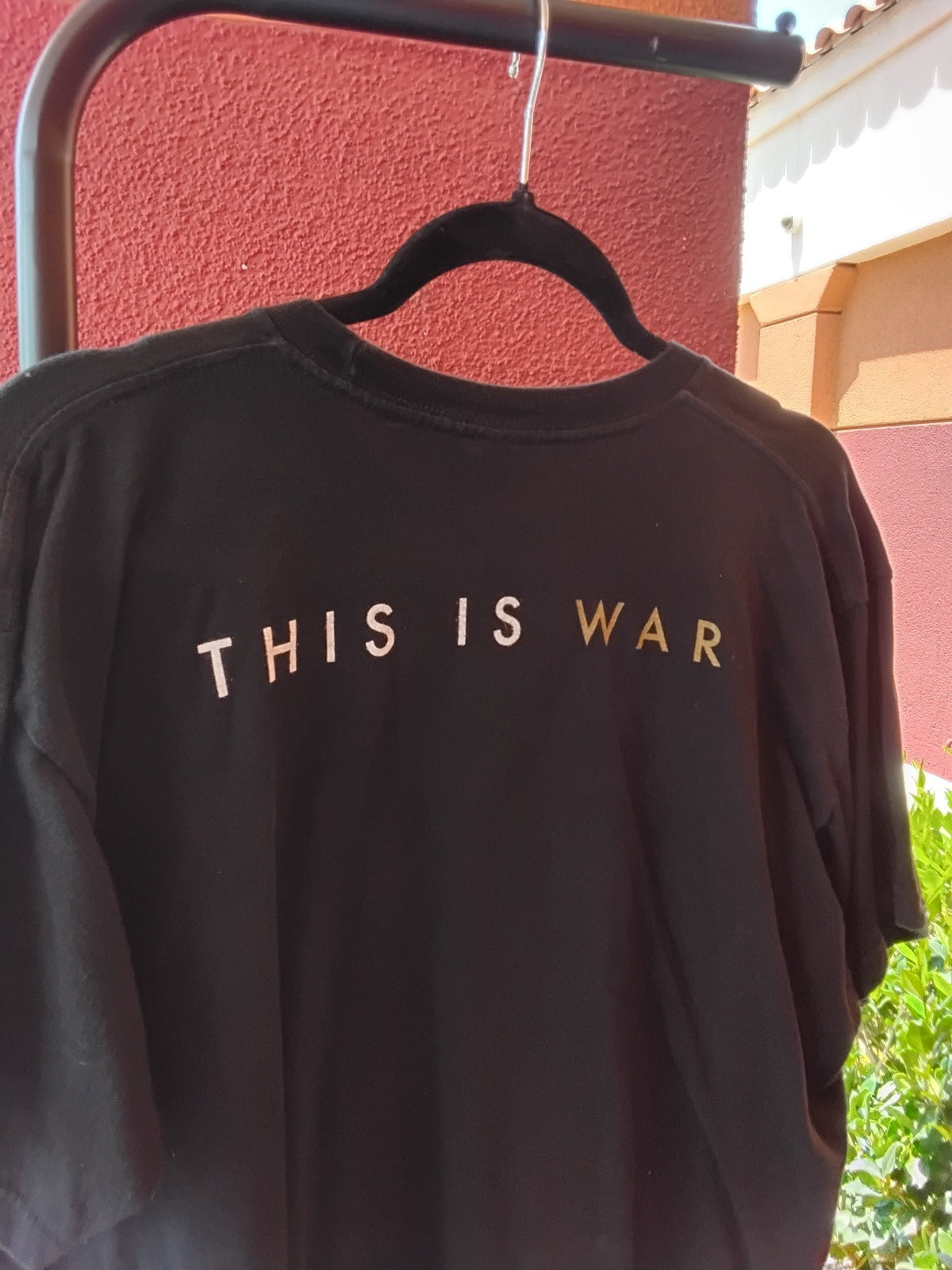 Bush This Is War Band T-Shirt Black Large