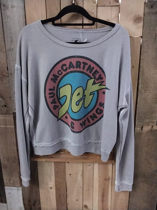 Paul McCARTNEY & Wings LTD Cropped Crewneck Size S