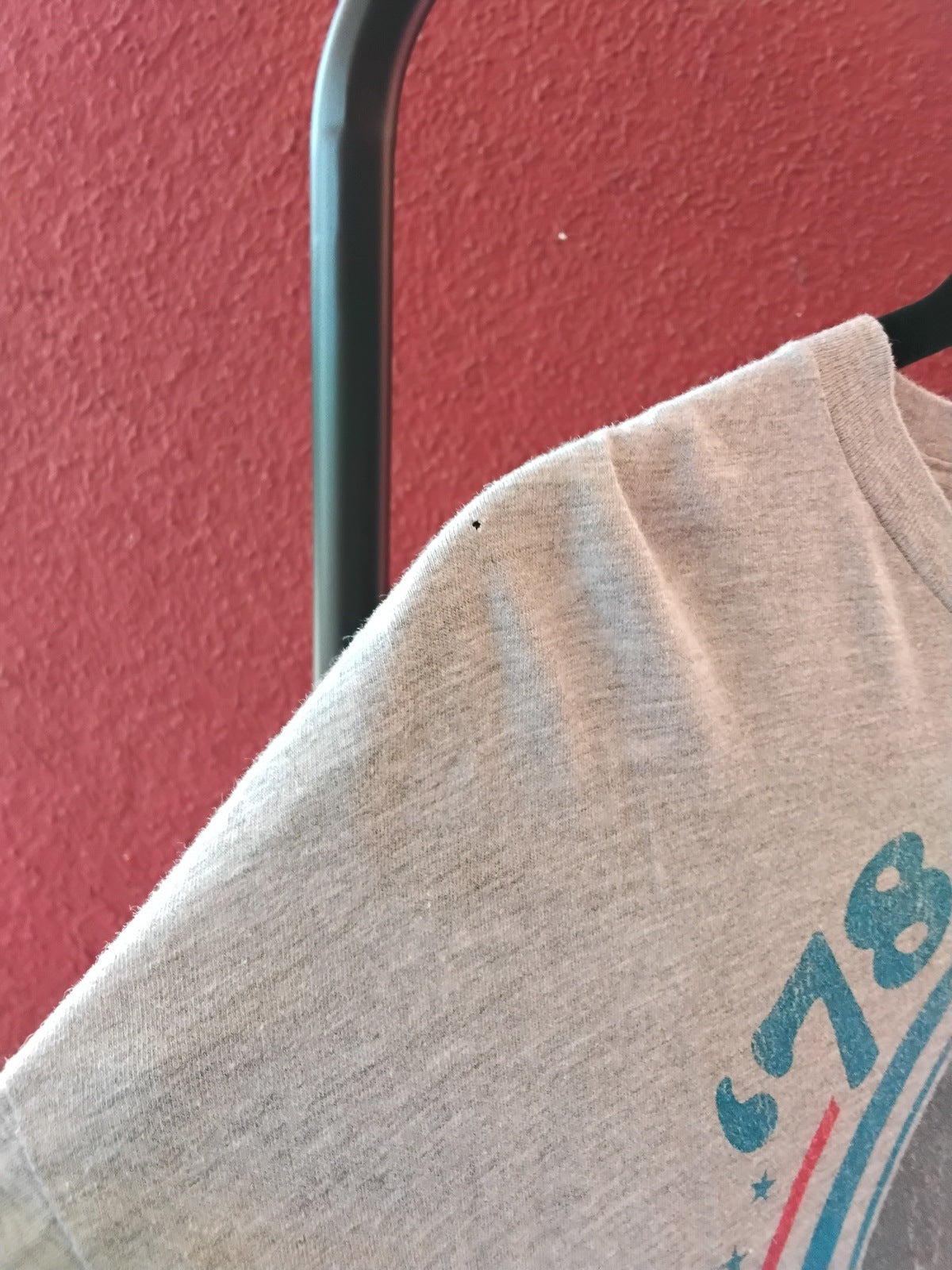 The Rolling Stones Vintage '78 Live in Concert Band T-Shirt Gray XL