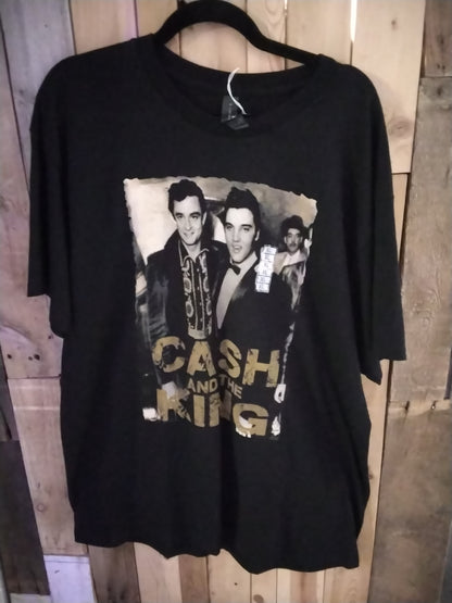 Cash and the King tshirt size XL