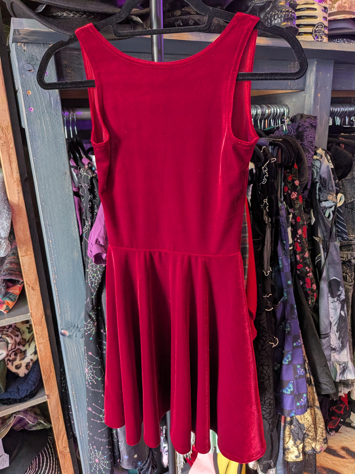 Black Milk XS Velvet Red Dress