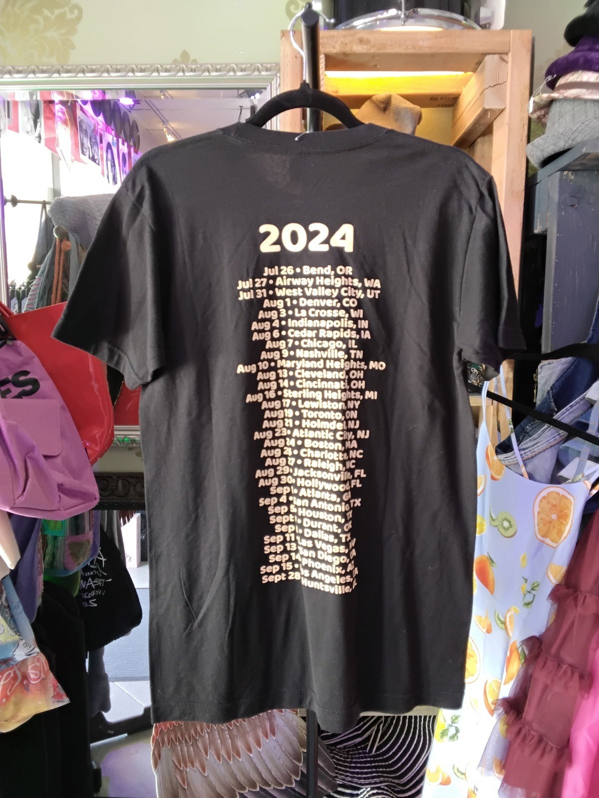 Candlebox "Seattle Born & Bred" 2024 Tour Band T-Shirt Black M