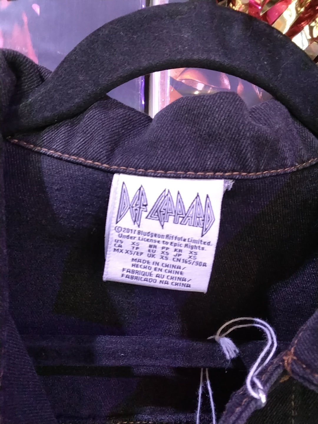 Def Leppard Denim Jacket XS