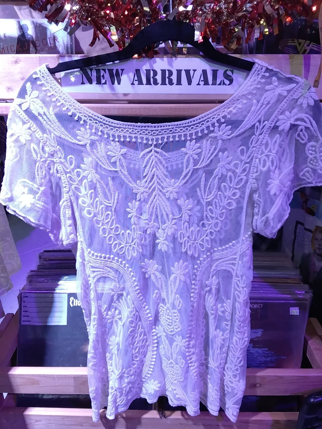 Dulce White Lace Top