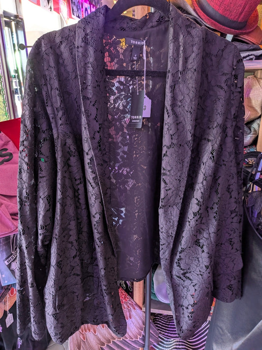 New with tags Torrid size 4 lace cardigan Blazer