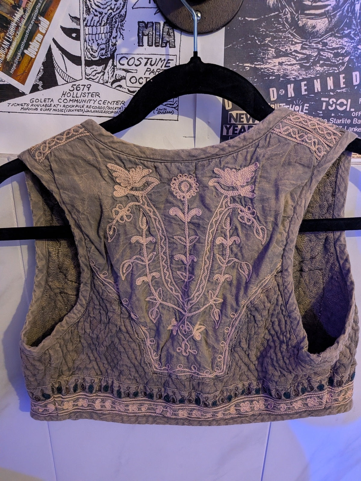 Ecote small Boho Rennaisance Faire vest