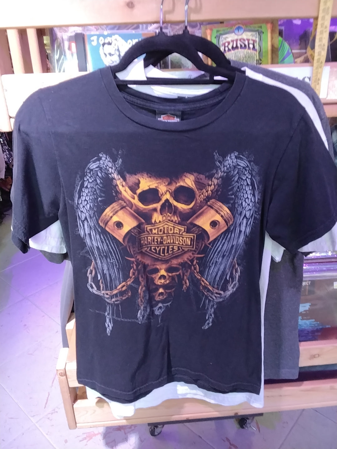 Winged Skull Harley Davidson Shirt
