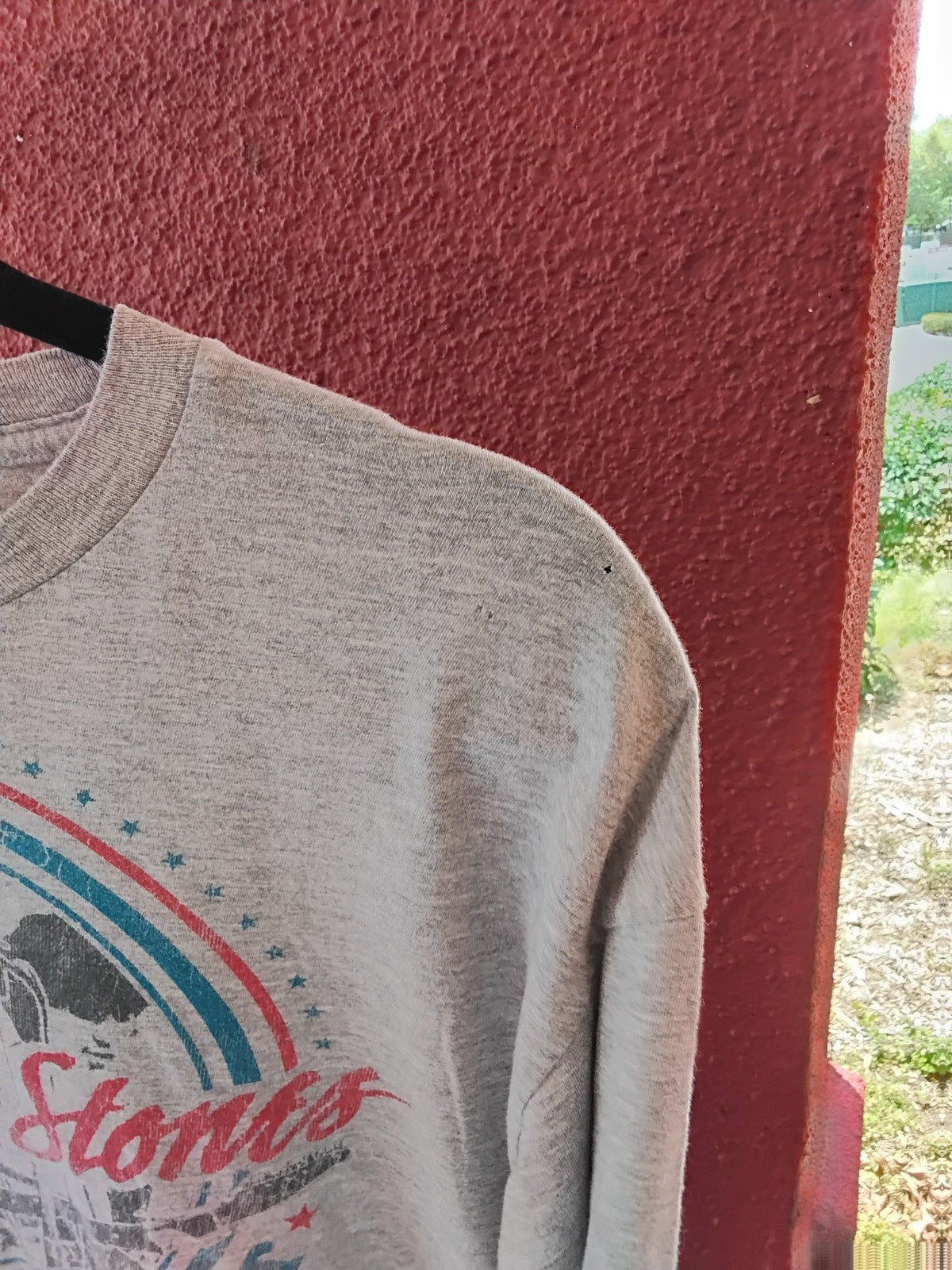 The Rolling Stones Vintage '78 Live in Concert Band T-Shirt Gray XL