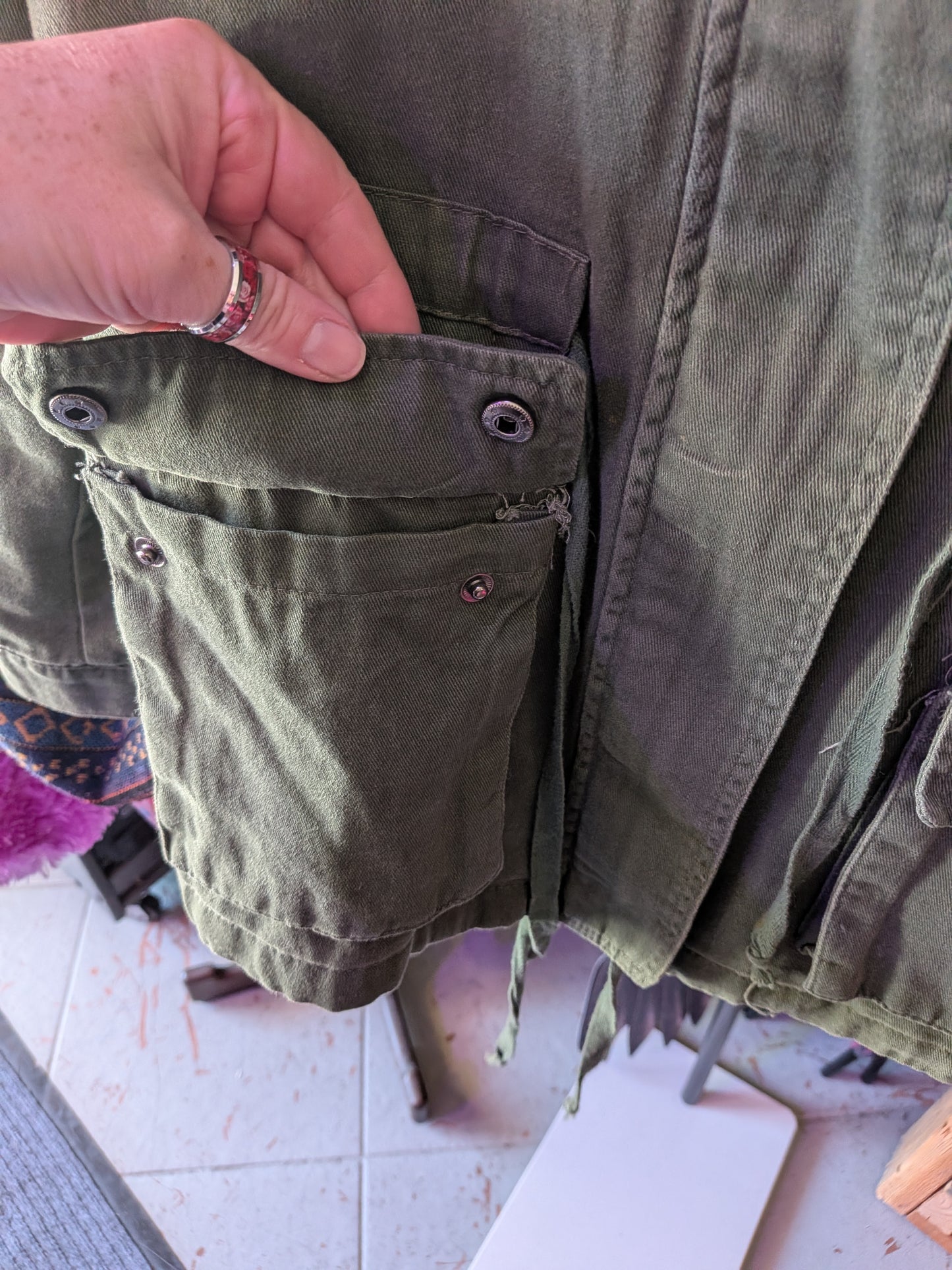 Pol Anthropologie Small Green Jacket