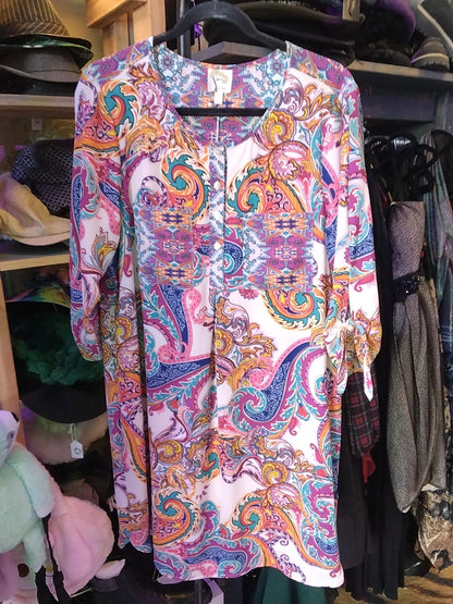 Fig &flower large boho dress