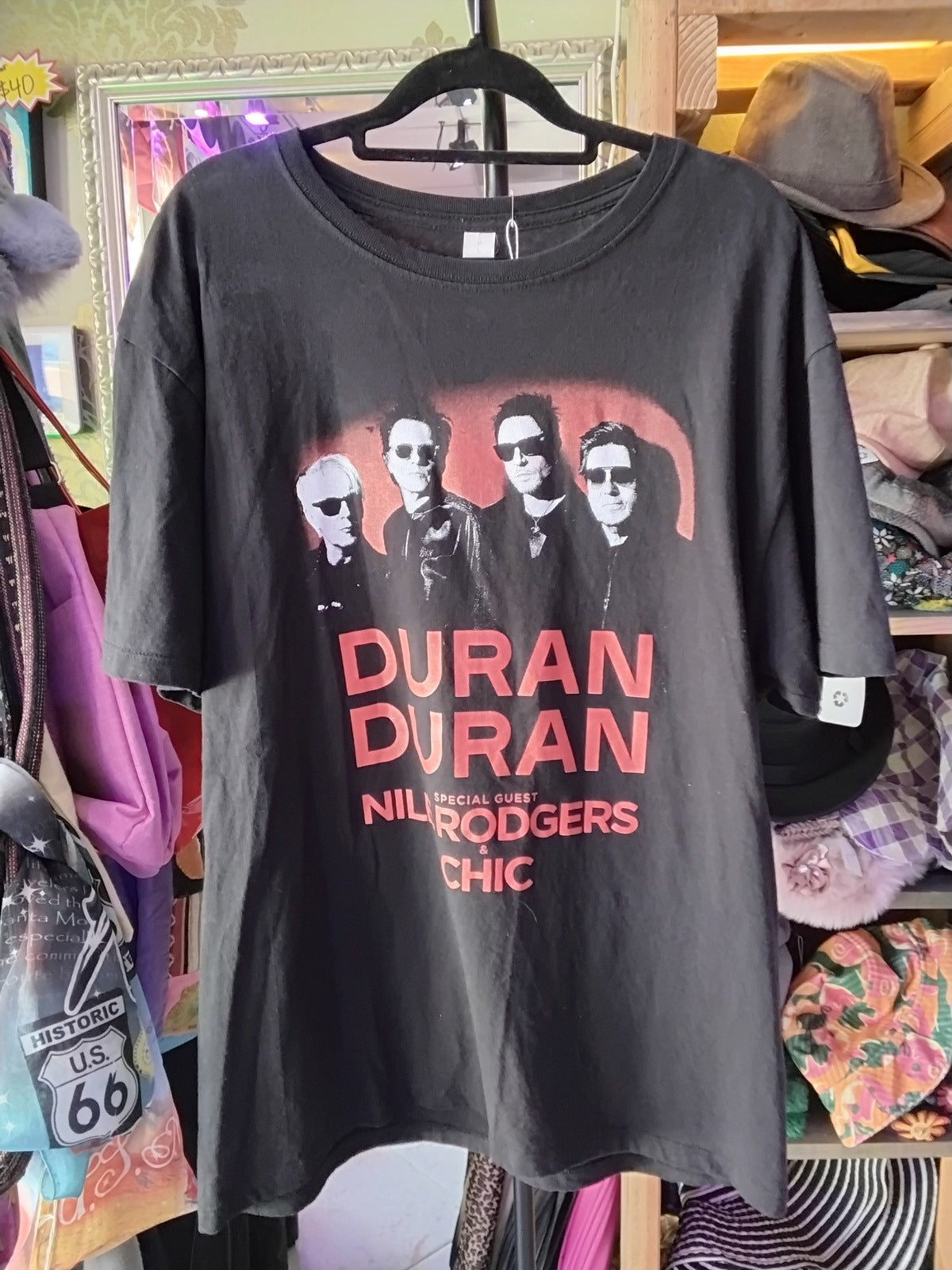 Duran Duran "Live at the Hollywood Bowl" Band T-Shirt Black L