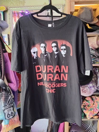 Duran Duran "Live at the Hollywood Bowl" Band T-Shirt Black L