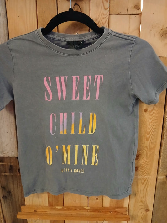 Guns N Roses Sweet Child O' Mine Official Merchandise Child Size 7 T-Shirt