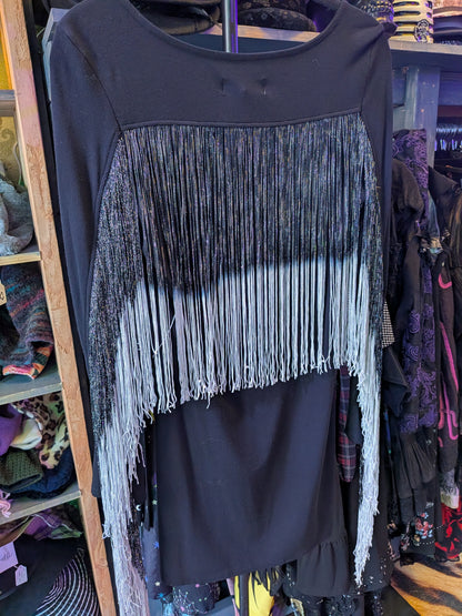 Idyllwind Small Black Fringe Dress Vampire Cowboy