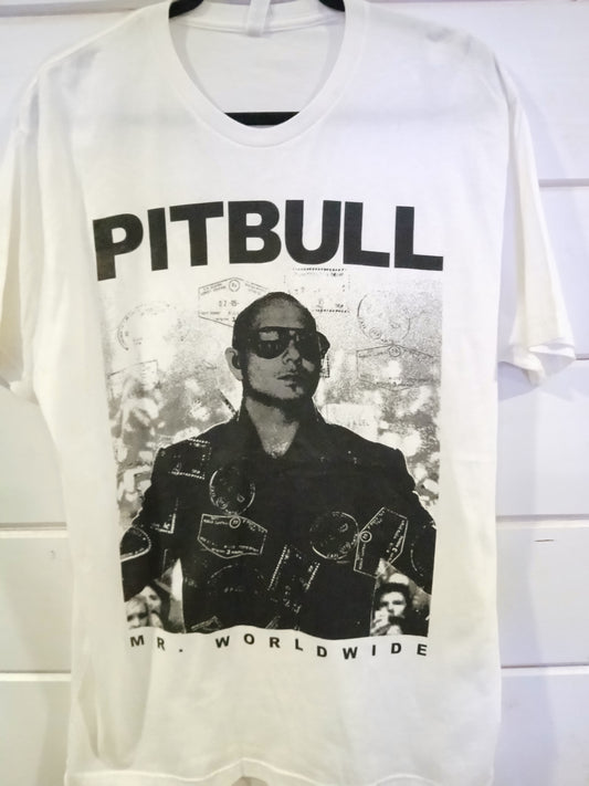 Pitbull Mr Worldwide T-Shirt L