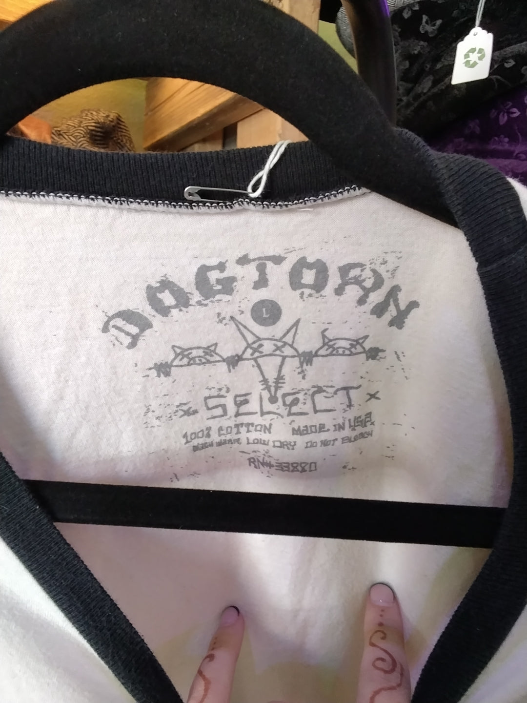 Dogtown Select rare raglan sleeve skate tshirt