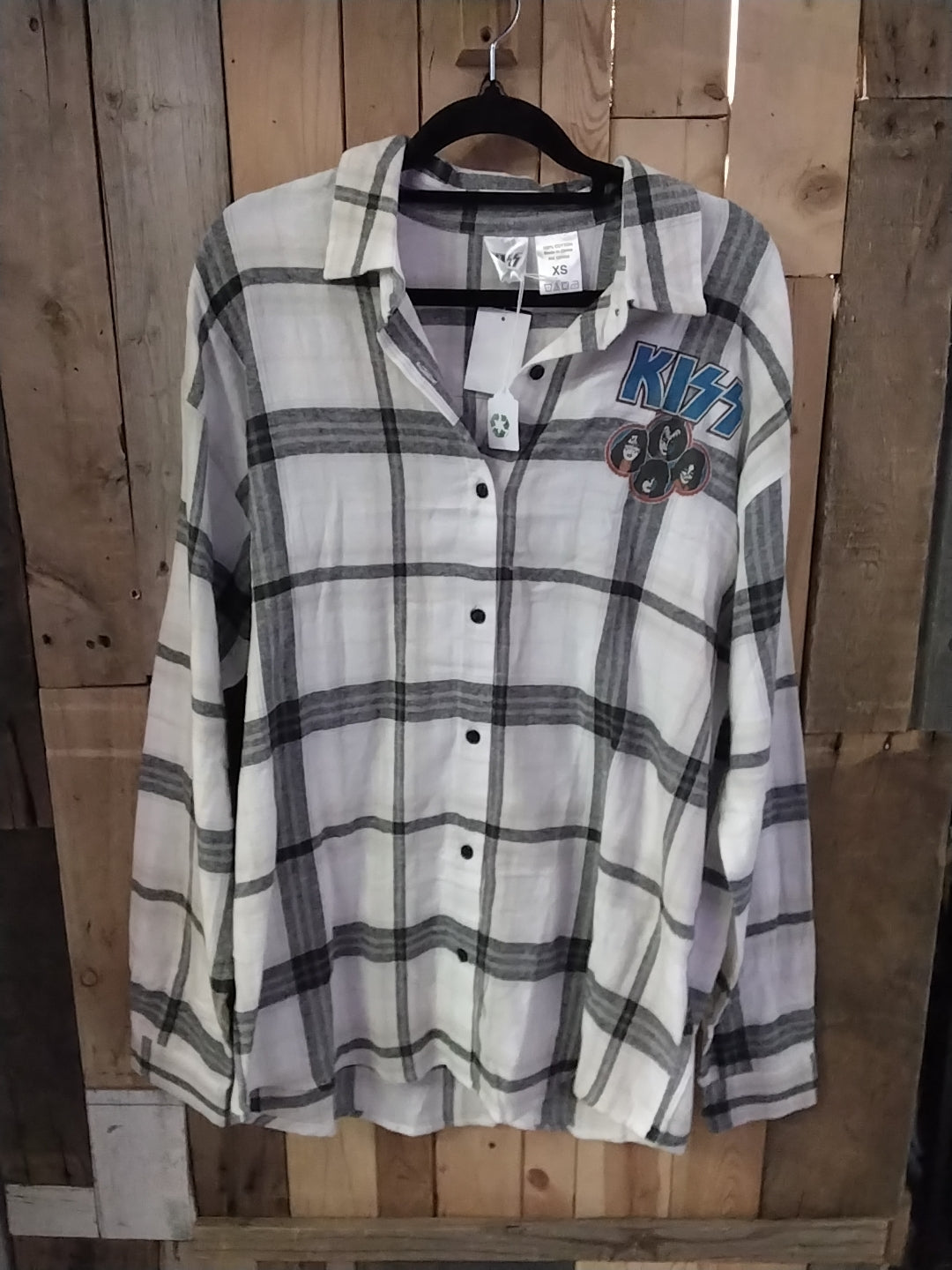 KISS Patchwork Flannel Size XS