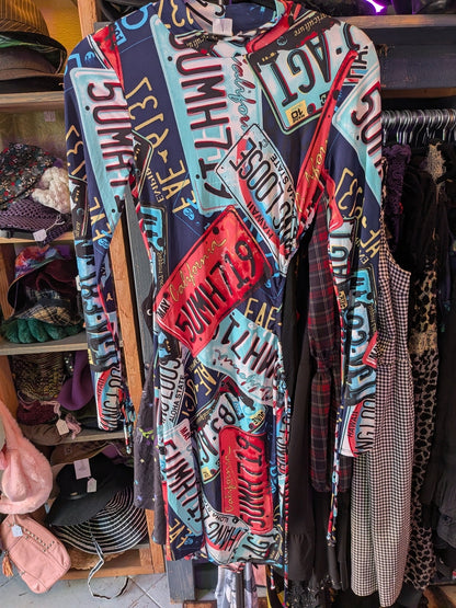 Boutique Los Angeles Small License Plates Dress