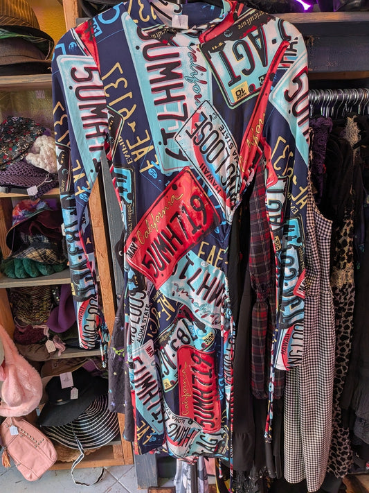 Boutique Los Angeles Small License Plates Dress