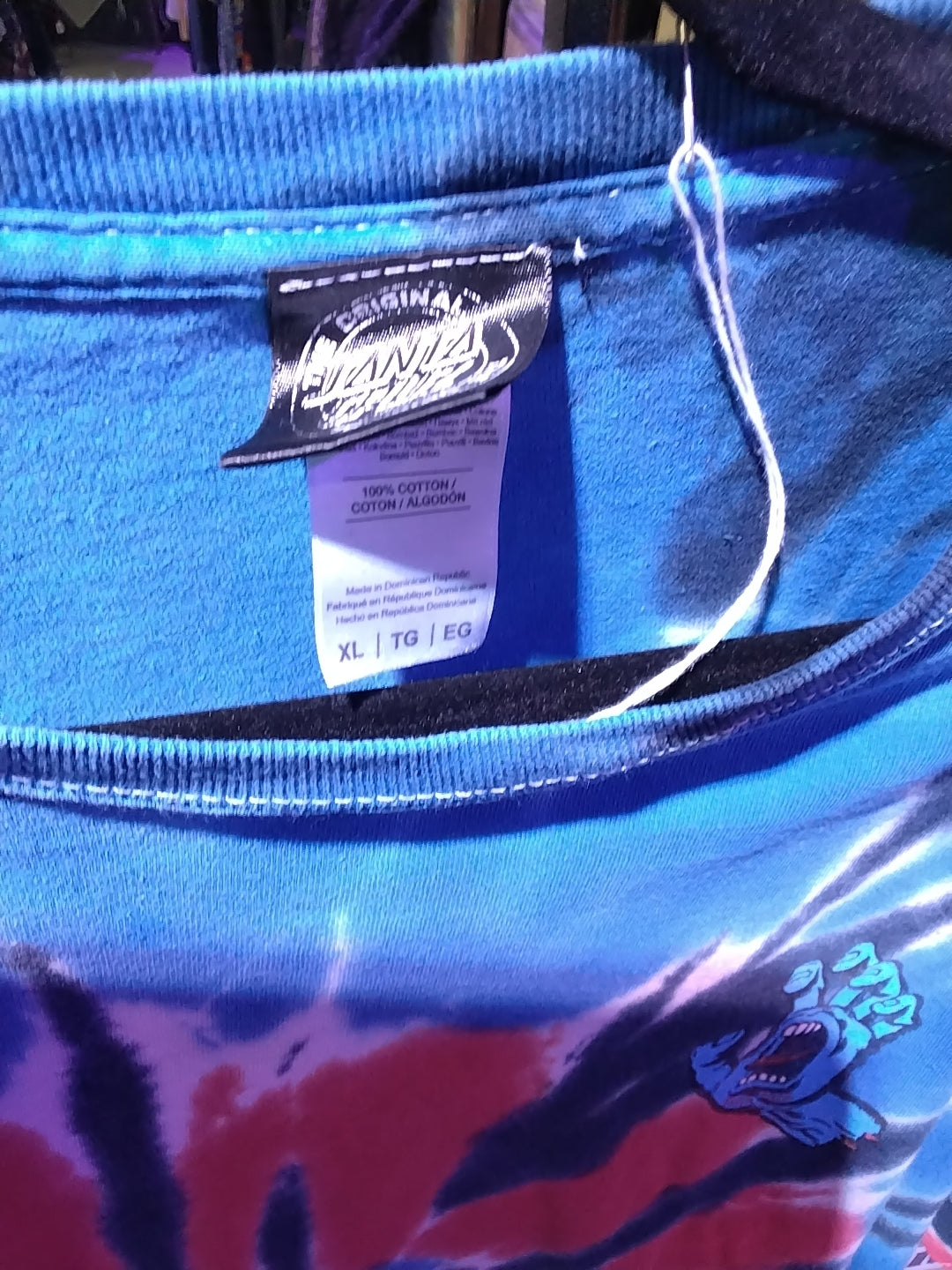 Santa Cruz tye dye tshirt