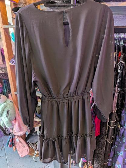 Flying Tomato XS Black Dress