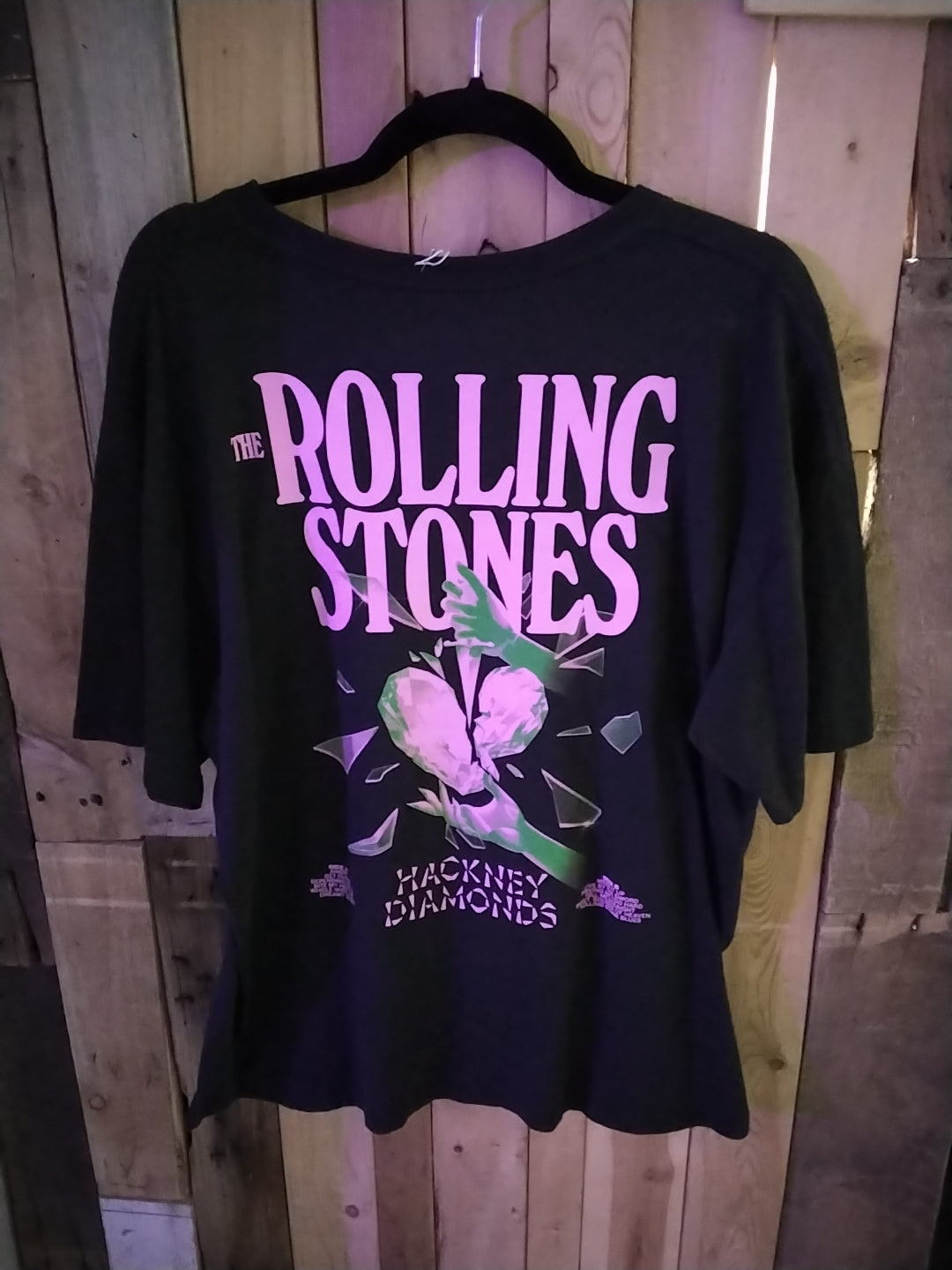 The Rolling Stones Hackney Diamonds T-shirt Size Medium