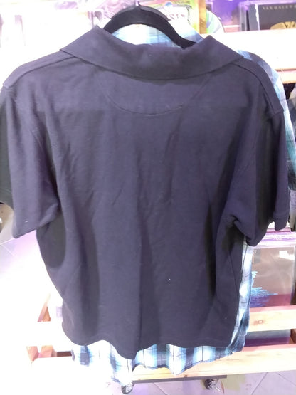 Black Collared Harley Davidson Shirt