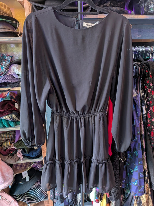 Flying Tomato XS Black Dress