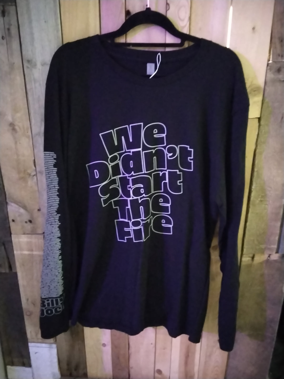 We Didn't Start The Fire Billy Joel T-shirt Size Large