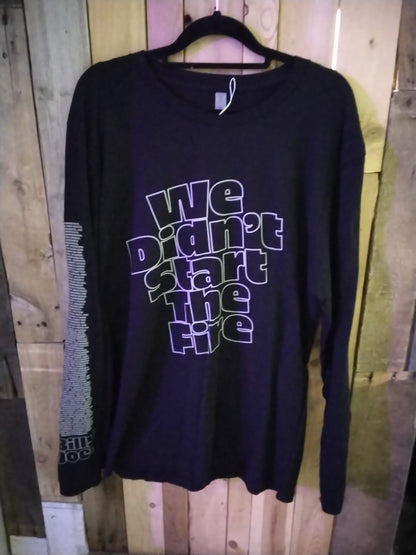 We Didn't Start The Fire Billy Joel T-shirt Size Large