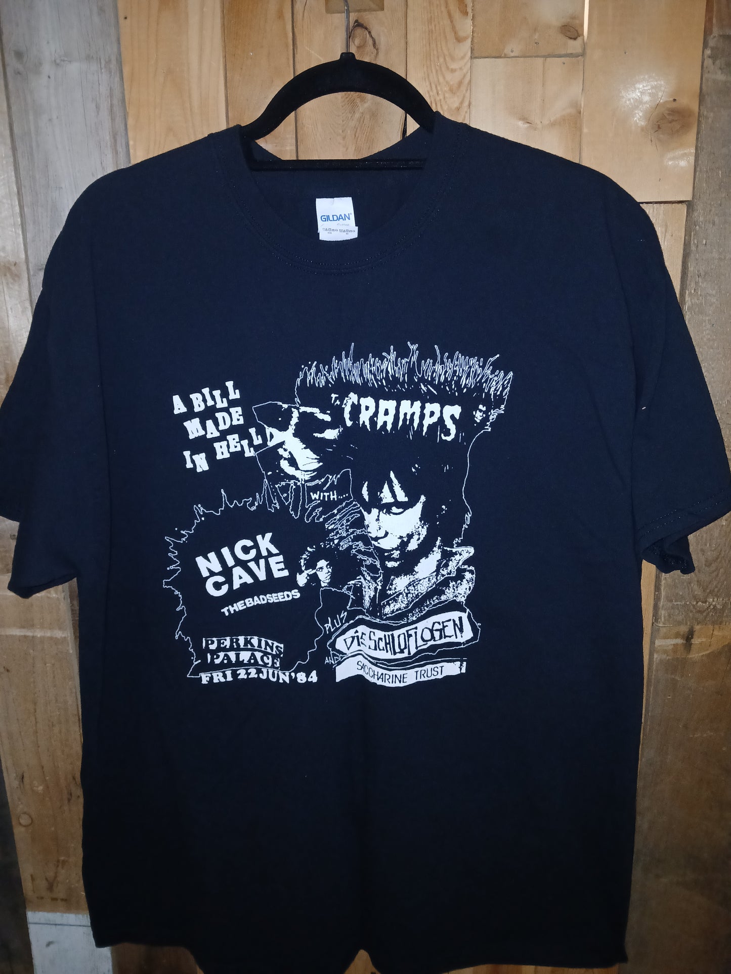 The Cramps/ Nick Cave T-shirt Men's XL