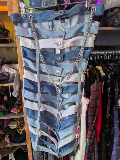 Queen Mania Denim Mini Dress Size Small
