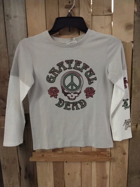 Greatful Dead Croped Long Sleeve Size Youth M