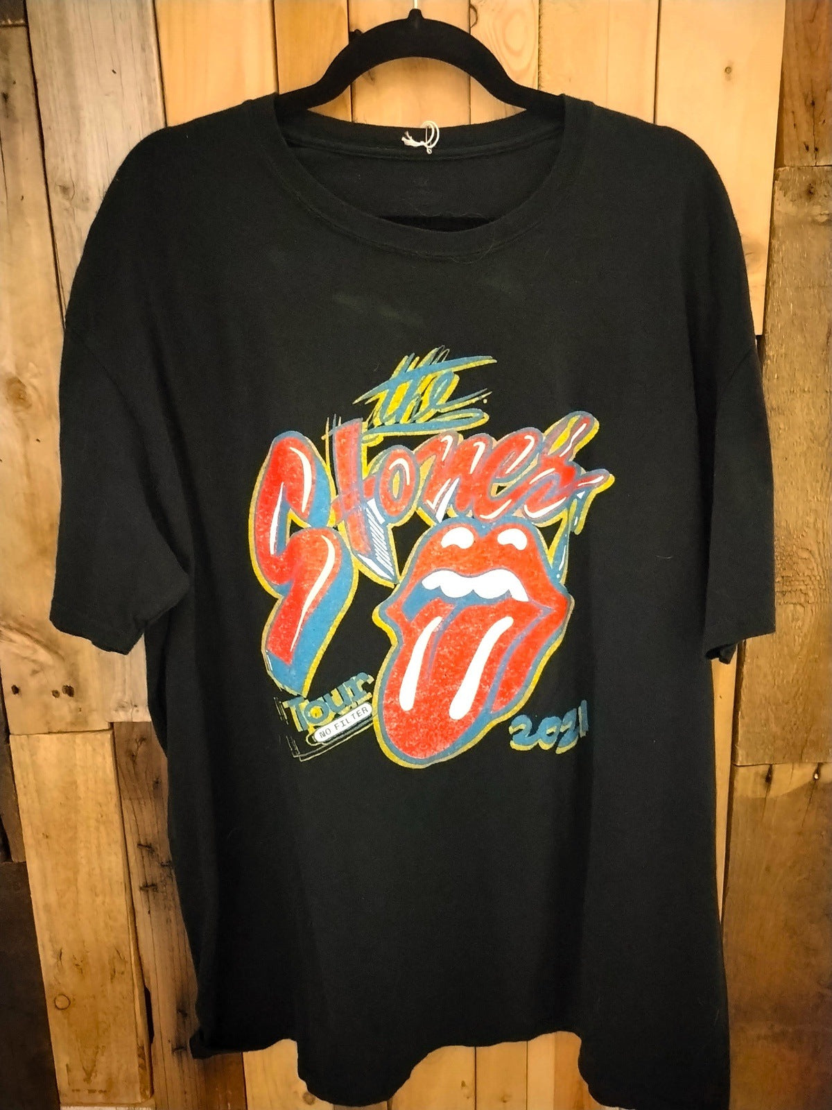The Rolling Stones 2021 Tour T Shirt Size XXL