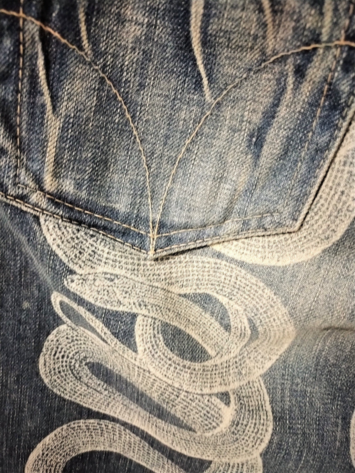 Hysteric Glamour Snake Denim Size 32 Men's Jeans Japan
