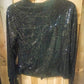Windsor Women's Black Sequin Jacket Size Medium New with Tags!