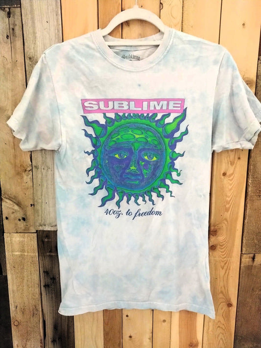 Sublime Official Merchandise Tie Die 40oz To Freedom T Shirt Size Small