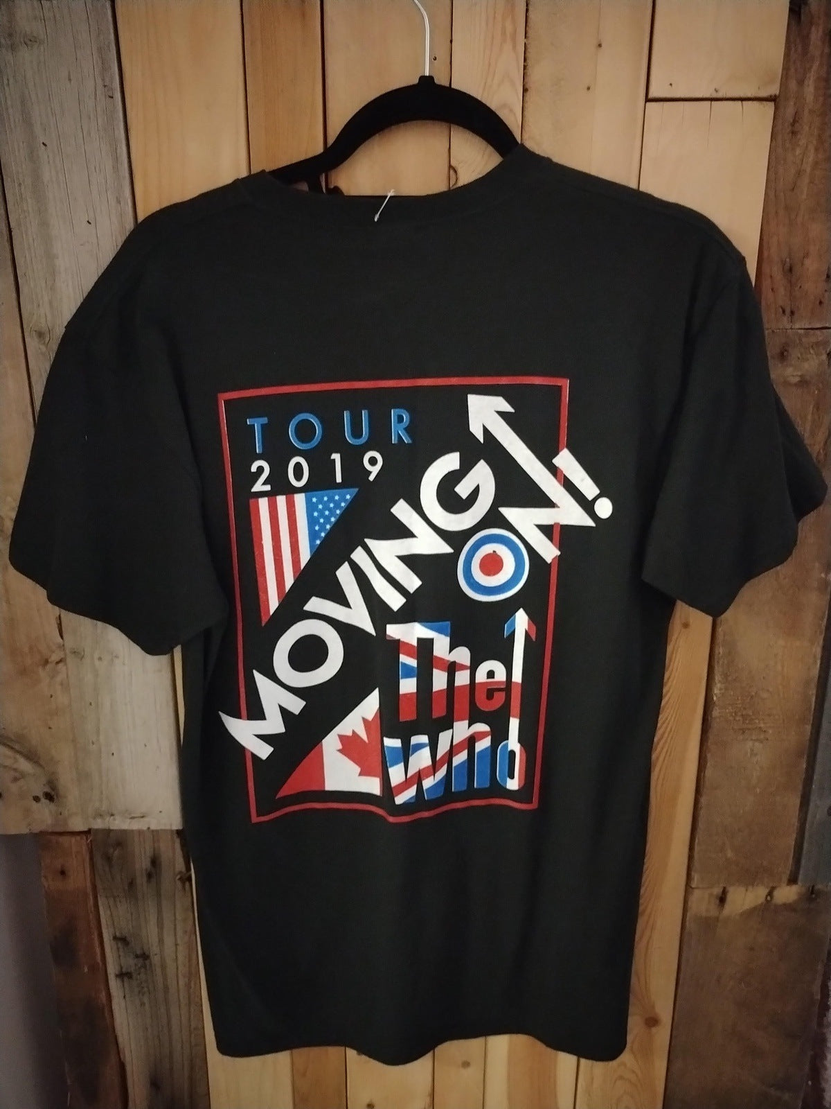 The Who 2019 "Moving On" Tour T Shirt Size Medium