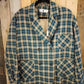 Women's Plaid Double Breasted Coat Size XXL
