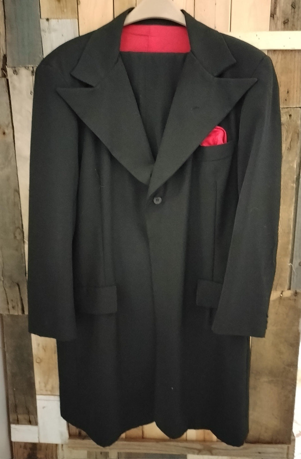 Zoot Suit Coat and Pants Costume -Handmade Coat- Men's Large