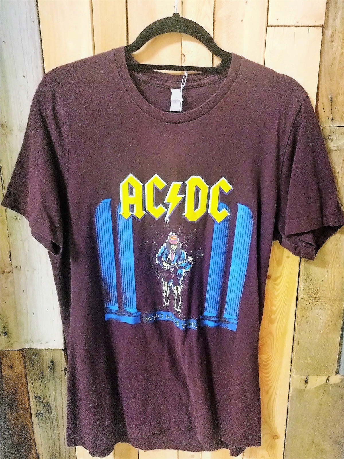 ACDC Who Made Who Tee Shirt Size L