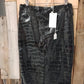 Allyson Size Medium Faux Alligator Skirt