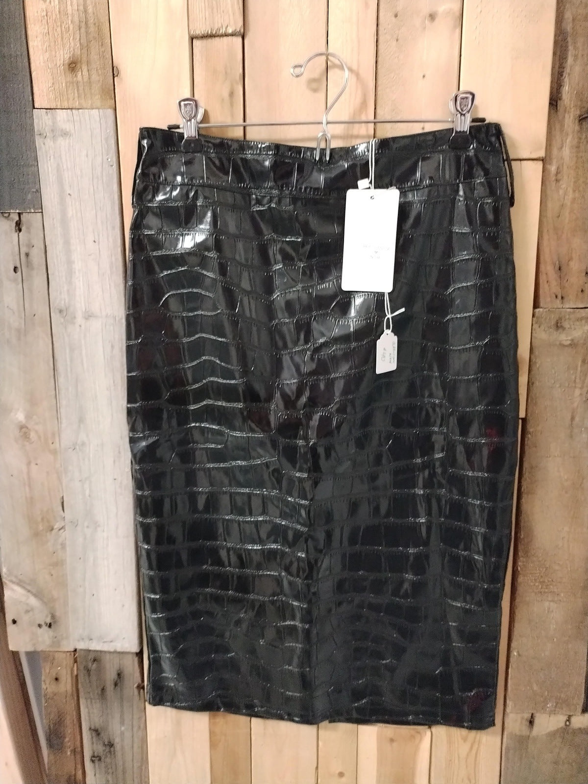 Allyson Size Medium Faux Alligator Skirt