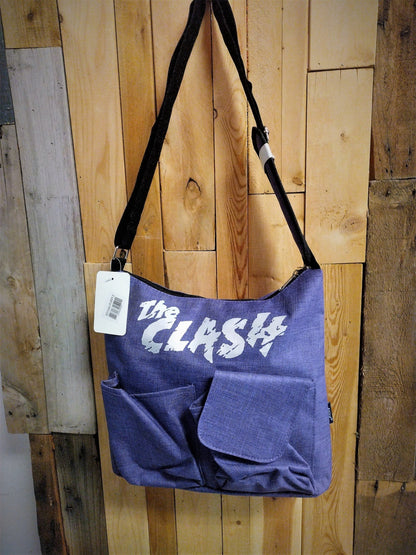 The Clash Messenger Tote Bag Purple