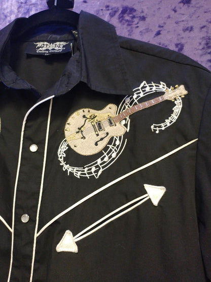 Dragonfly Clothing Company Men's Medium Embroidered Western Shirt