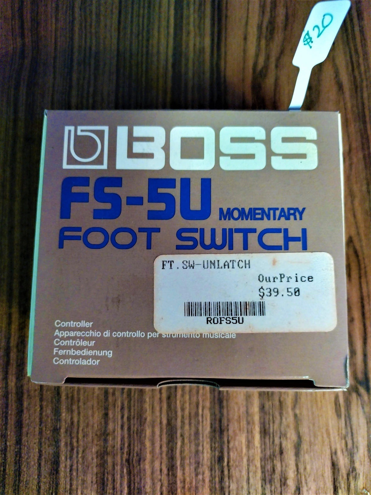 Boss FS-5U Unlatch Pedal