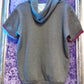 Fall Out Boy Short Sleeve Hoodie Size Medium