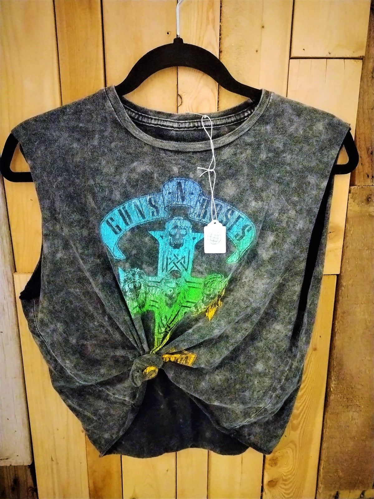 Guns N Roses Women's Medium Crop Tee Shirt