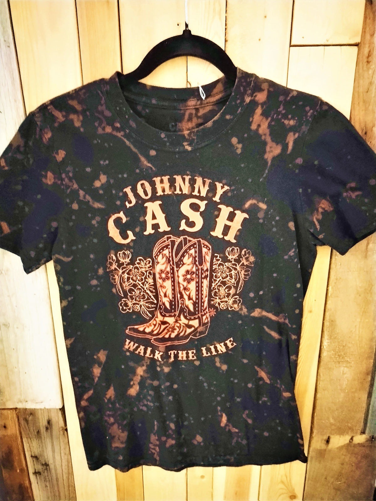 Johnny Cash Walk the Line Women's Tee Shirt Size Medium